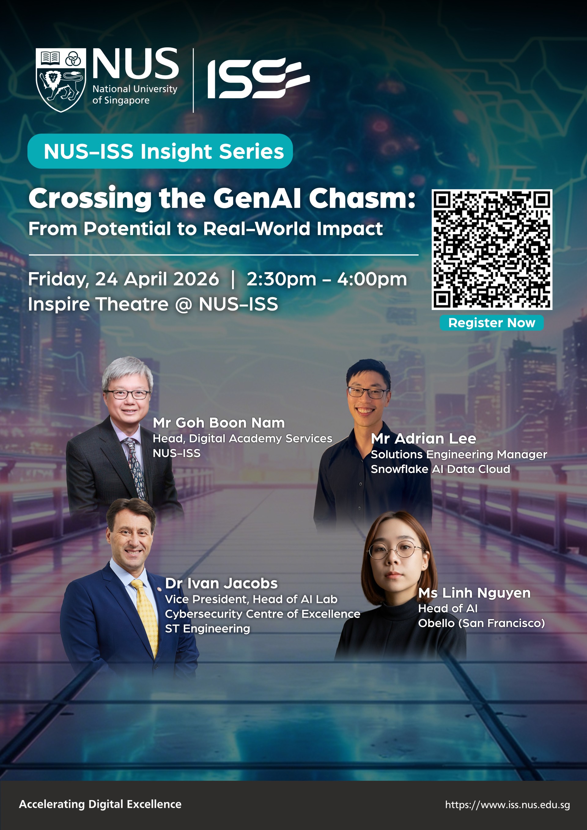 NUS-ISS Insight Series - Crossing the GenAI Chasm